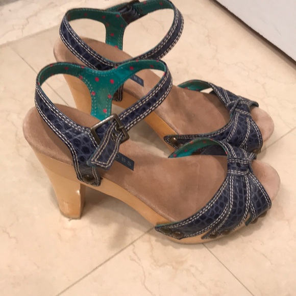 Marc Jacobs blue platform sandals - Picture 2 of 3